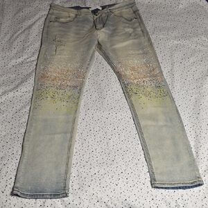 KDNK Paint Splatter Jeans